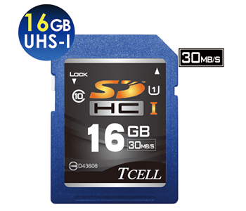 SDHC UHS-I 16GB 30MB/s Flash Memory Card